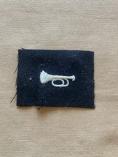 WW2 HTF US NAVY bugler D/M Striker on Wool