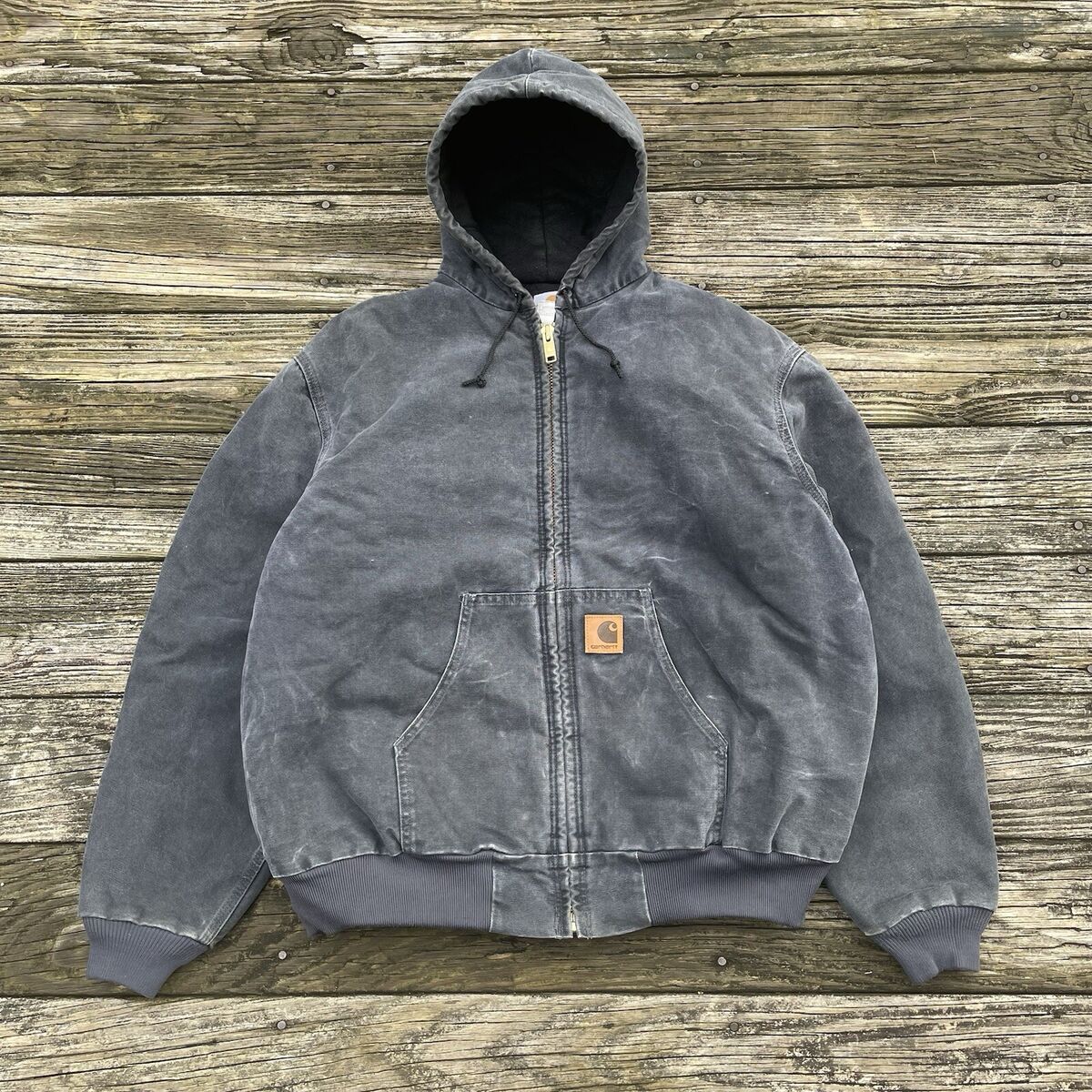 vintage carhartt j68 ptl sandstone hooded active jacket in vintage carhartt j68 ptl sandstone hooded active jacket in