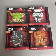 Juego de luces decorativas 3D Star Wars Yoda Darth Vader Stormtrooper Chewbacca lámpara LED