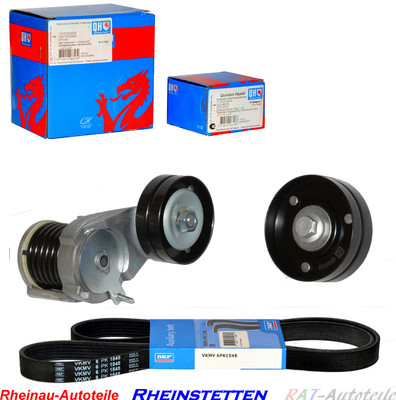 6PK1548 Keilrippenriemen+2 x Spann/U.Rolle VW SEAT SKODA 1.4 16V 1.6 1.6 16V