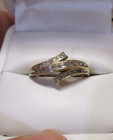10K Yellow Gold 21 Diamond Ring Size 5.25 — photo 7