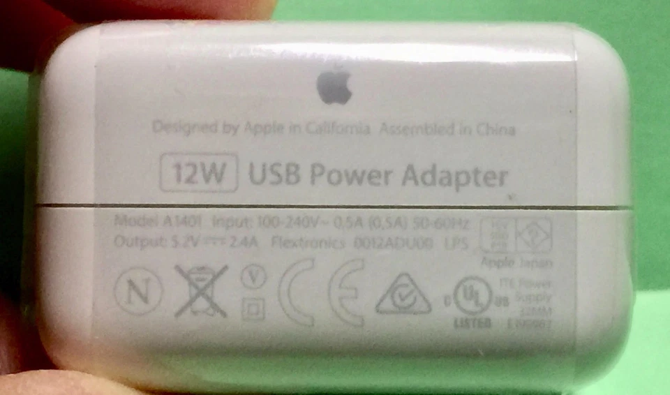 🆕 GENUINE Apple iPad 12W Power Adapter Charger AUTHENTIC Lightning Charge Cable - Image 2 of 4