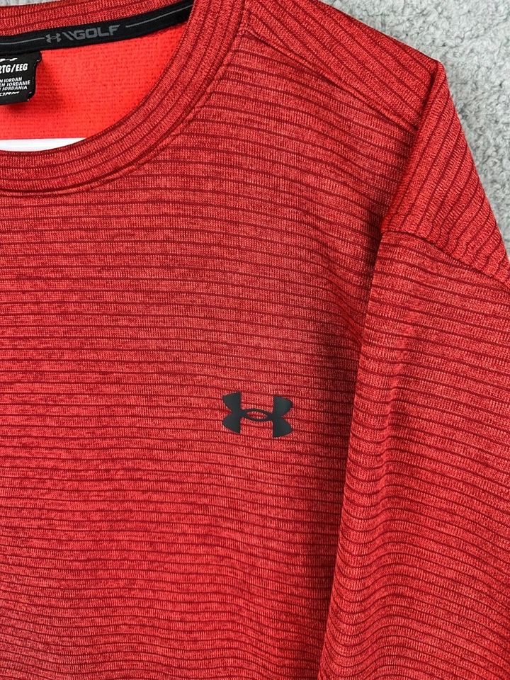 Suéter Under Armour Golf Storm Top Para Hombres XXL Pullover Calce Suelto Vellón Crew Foto 2 de 4