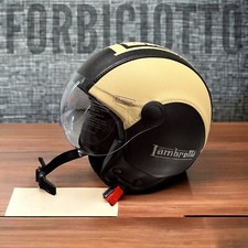 CASCO Personalizzato Lambretta HELMET VINTAGE  RETRÓ PELLE Vespa S M L XL