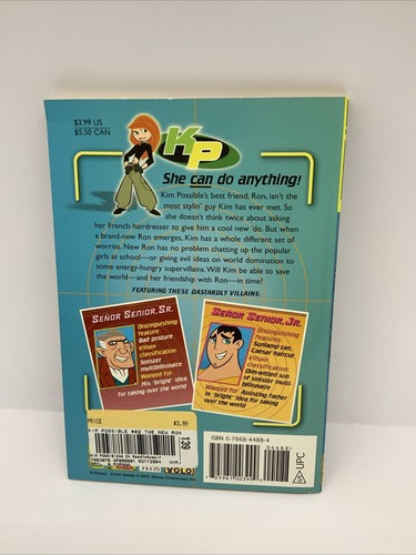 Walt Disney Channel “Kim Possible: The New Ron” Trade Paperback Book Collectible - Picture 4 of 5