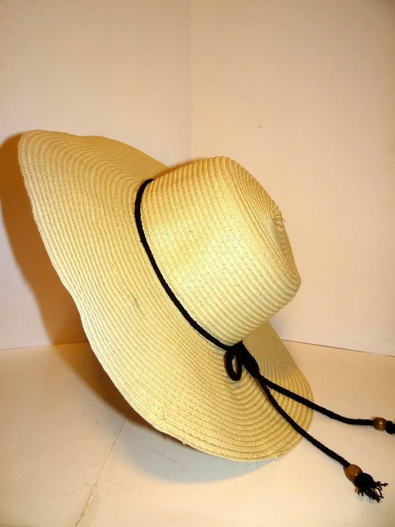 Floppy 100% Paper Straw Hat NWOT Classic Wide Straw, Hats Classic Italy 100% Paper Straw main image 3