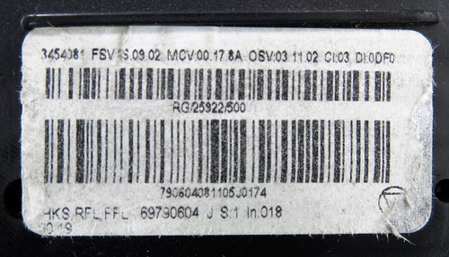 3454081 Mini Cooper Clubman Genuine Electric Climate Heater A/C Control Switch - Picture 8 of 11