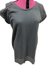 gnw Black Sweatshirt Dress Women XL