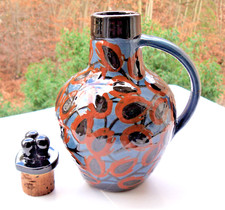 Max Laeuger | Birnkrug | MLK Kandern Nr. 258 | Blätter | Höhe 20,5 cm | um 1902