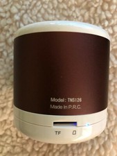 New Factory Sealed - Bluetooth Portable Speaker - Brown Color A3