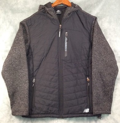 New Balance Men s Hoodie Jacket Size Small Full Zip Gray