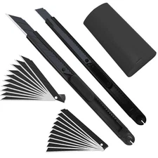 Wrapping Paper Cutter Utility knife 9mm Steel Handled Lockable Box Cutter wit...