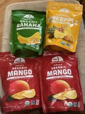 Lot Of 4 Mavuno Harvest Dried Organic Banana Pineapple Mango 16oz In Each 2026