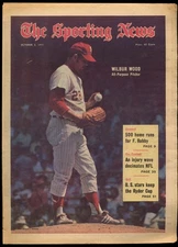 SPORTING NEWS 10/2 1971 Wilbur Wood Frank Robinson Ryder Cup