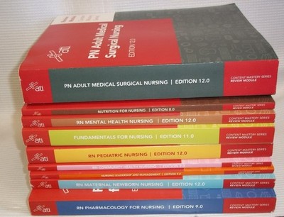 ATI Nursing Education RN Content Mastery Series Review Module SET OF 9