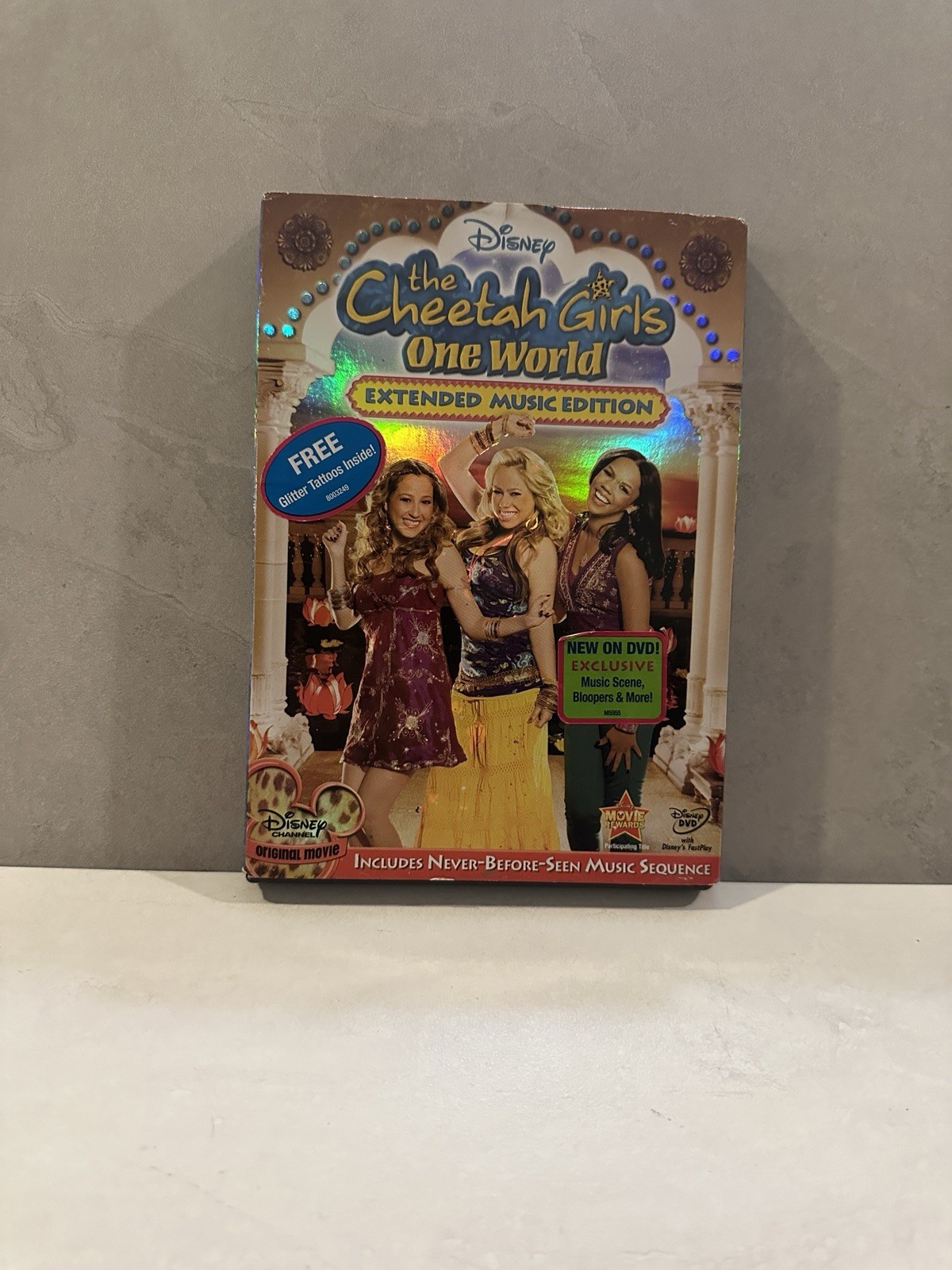 Cheetah Girls One World 2008 Disney DVD Extended Music with Original Stickers
