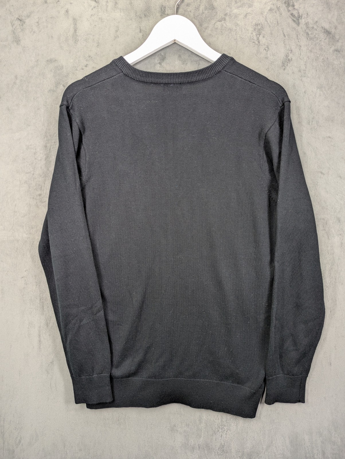 Gabicci V-neck Jumper Mens size Medium Slim long sleeve Cotton Mix Long sleeve image 3