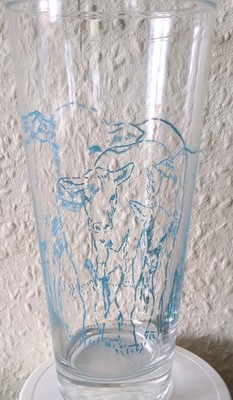 Milchglas Ritzenhoff Kühe Umrisse Michael Graves Trinkglas 