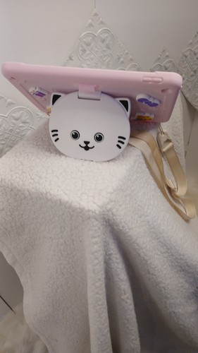 Case Ipad 10.9 Cat Stand With A Pencil HOLDER Also A Shoulder Strap - Picture 5 of 7