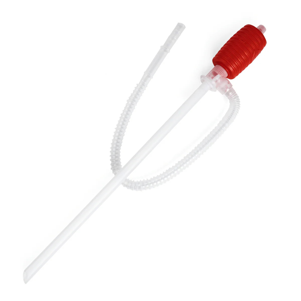 Manual Oil Pump Plastic 55cm Hand-Operated Fluid Transfer Tool Non Return