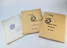 SET OF 3 SOVIET USSR 18x24cm EXPIRED UNIBROM MATTE CARDBOARD PHOTOPAPER PACKS
