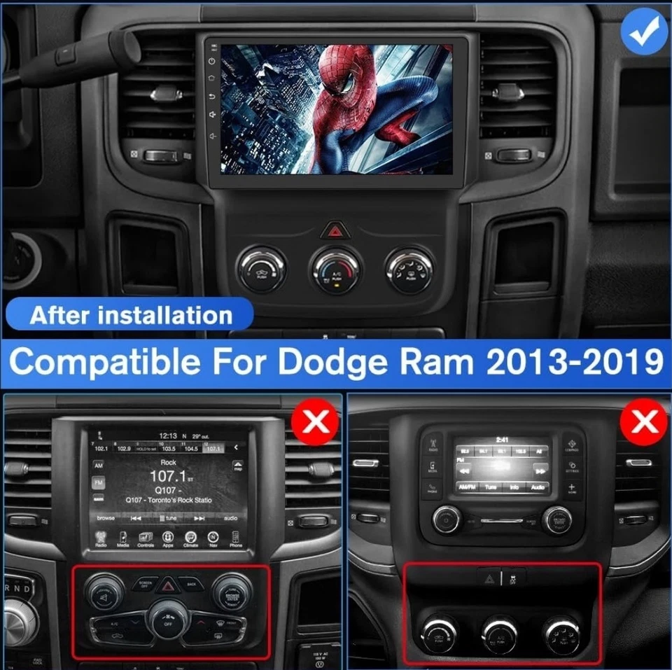 *PREMIUM* 2013-2018 道奇 Ram 1500 2500 3500 Apple Carplay 汽车立体声 64GB — 第 2/4 张图片