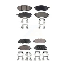 TEC KTC-100454 4-Wheel Set Brake Pad Sets Front & Rear Sedan for Nissan 370Z Q70
