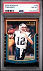 2000 BOWMAN #236 TOM BRADY ROOKIE RC PSA 8