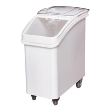 Prepline 22 gal Mobile Ingredient Storage Bin - 540 Cup Capacity with Sliding Li