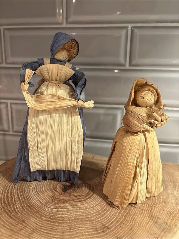 1970 Corn Husk Dolls