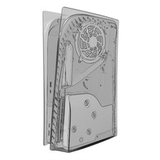 Geekria Transparent Cover Plates Compatible with PS5, PlayStation 5 Console D...