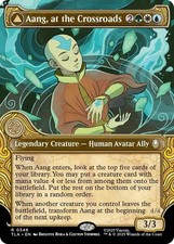 Aang, at the Crossroads / Destined Savior - MTG Magic - Rare Showcase - MINT
