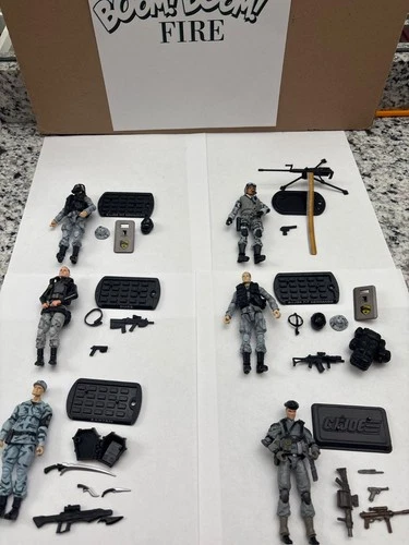 G.I. Joe Pit Commandos. Set of 6. No. 5 /5. ROC 25th anniversary. 2 are custom.
