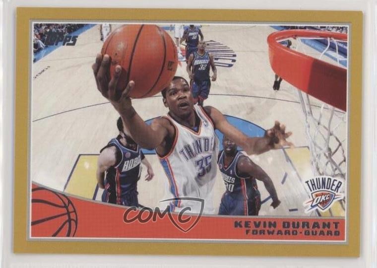 2009-10 Topps Gold 1532/2009 Kevin Durant #211