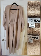 FASHION NOVA 2 piece Set Sz XS Cozy Duster Ca...