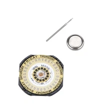 3 Hands With Date & Day Quartz Watch Replacement Movement For VX44E 11½ ‴ d