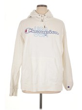 Champion Women White Pullover Hoodie XL
