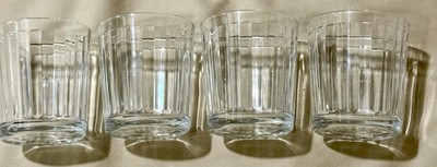 Pasabahce Turkish Rock Whiskey Low Ball Glass 4 in Set 3-7/8'' Heavy Duty Sale!!