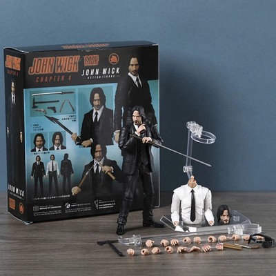 Medicom MAFEX No 212 John Wick Chapter 4 Action Figure Hand Made