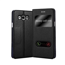 Case for Samsung Galaxy A7 2015 Phone Cover Protection Window Book Wallet