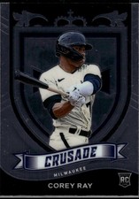 Corey Ray 2021 Panini Chronicles Crusade Milwaukee Brewers Rookie #12
