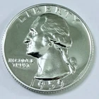 1959 Proof Washington Quarter 90% Silver MINT STATE DETAILS FREE SHIPPING #7528