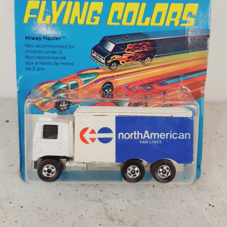 Camión diecast Hot Wheels Flying Colors 1979 vintage camión de carretera norteamericano Foto 2 de 4