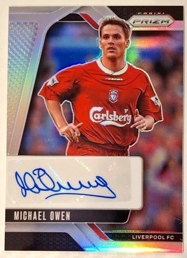 Michael Owen Autographed Soccer Sports Trading Cards & Accessories