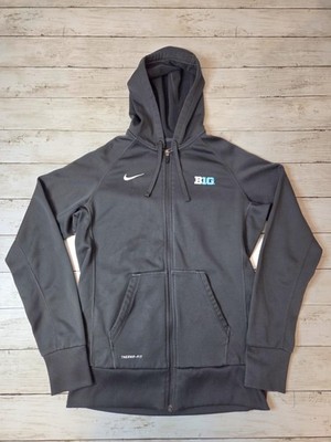 Nike Therma-FIT Men's Medium  Zip Up Black Sweatshirt Hoodie