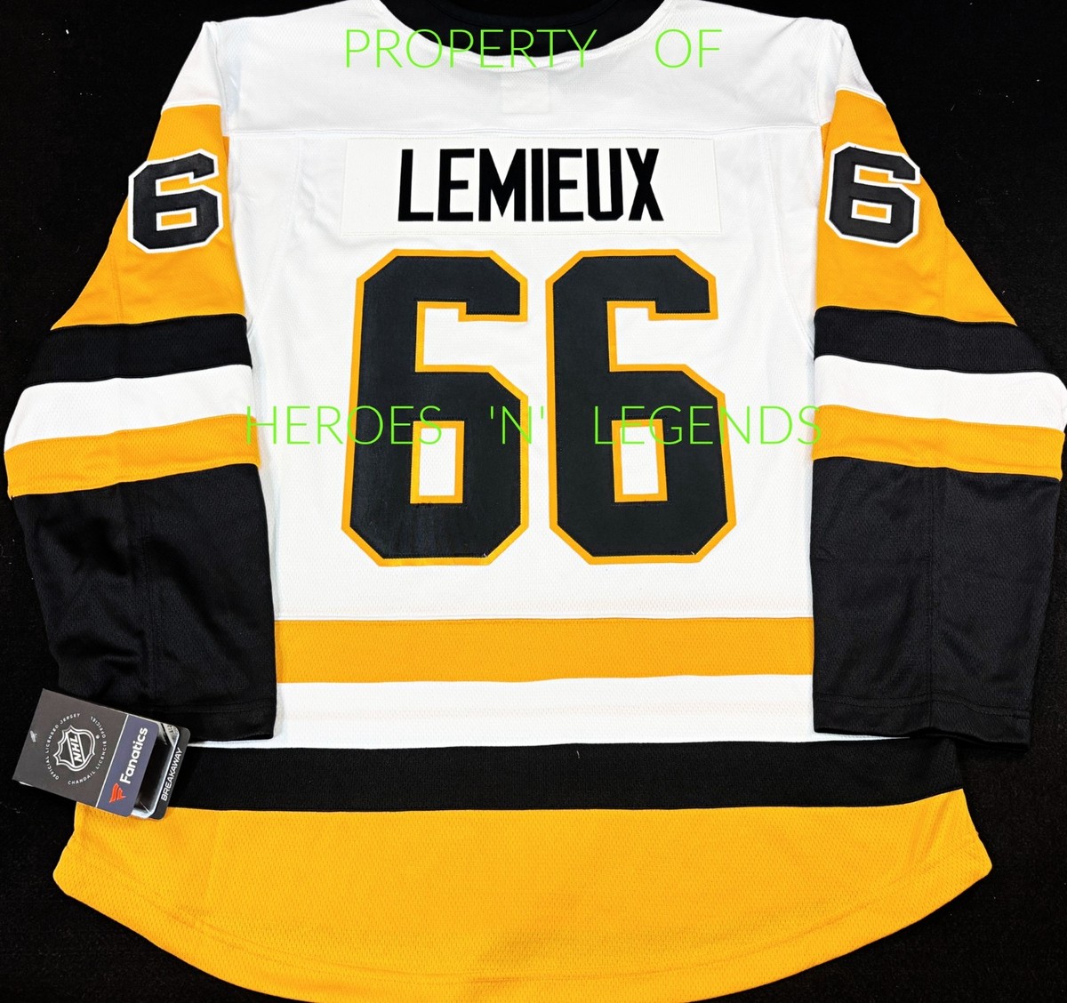 XS-S-M-L * MARIO LEMIEUX PITTSBURGH PENGUINS FANATICS 1991 STANLEY