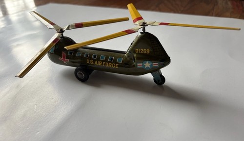 Vintage Piasecki Daiya Air Force YH-16 U.S. Transporter Friction Motor 01269