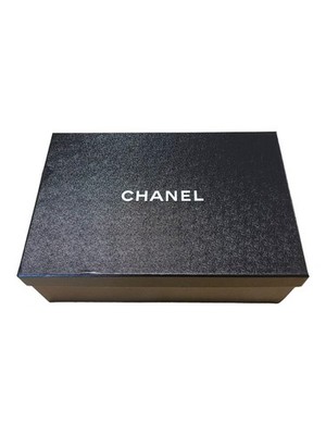 Chanel Large Shoe Box Storage Gift Set With Tissue Paper Card 12