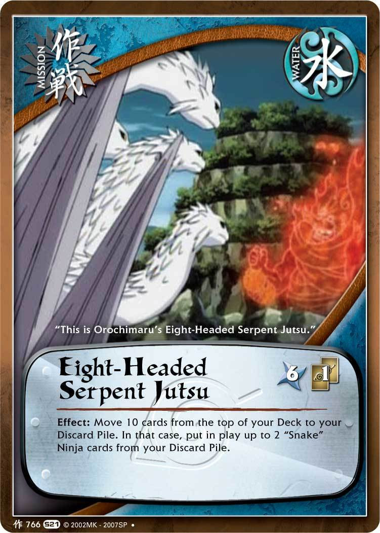 Eight-Headed Serpent Jutsu - M-766 - Uncommon - 1st Edition Eight-Headed Serpent Jutsu - M-766 - Uncommon - 1st Edition