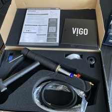 Vigo Branson 1.8 GPM 9" H Single Handle Single Hole Pull Out Kitchen Faucet r3